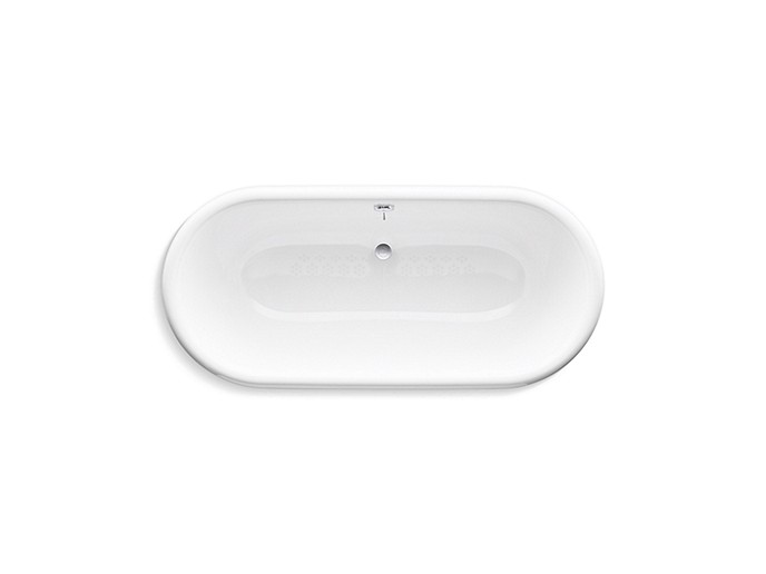 FREESTANDING CLAW FOOT BATHTUB WITH WHITE EXTERIOR CIRCE™ by Kallista P50202-W-0-1-large